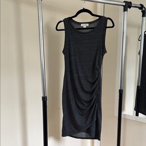 Treasure & Bond Charcoal Midi Dress